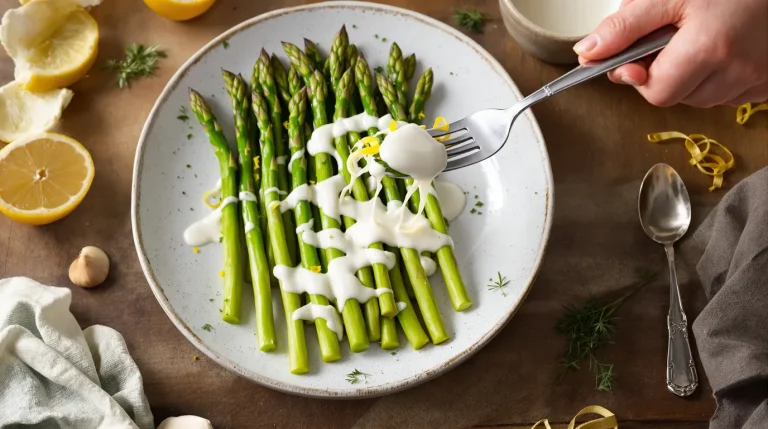 Arrêtez la hollandaise lourde : cette sauce express prête en 2 minutes change vos asperges de printemps Arrêtez la hollandaise lourde : cette sauce express prête en 2 minutes change vos asperges de printemps