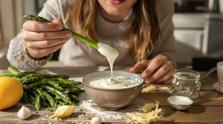 Cette sauce légère prête en 2 minutes accompagne les asperges à merveille, voici pourquoi Cette sauce légère prête en 2 minutes accompagne les asperges à merveille, voici pourquoi
